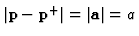 $\vert \cpt - \fpt \vert = \vert\fvc \vert = \fln $