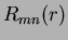 $R_{mn}(r)$